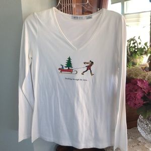 NWT- Liz Claiborne Long sleeve T shirt.